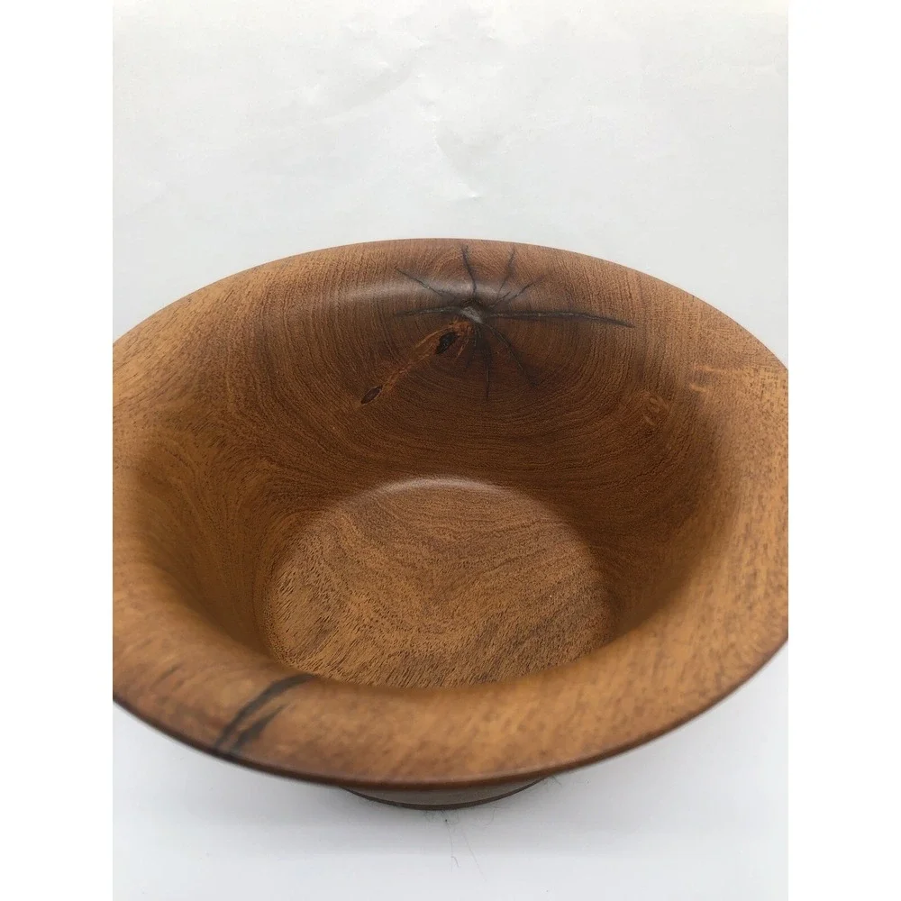 Hand Carved Wood Bowl 3